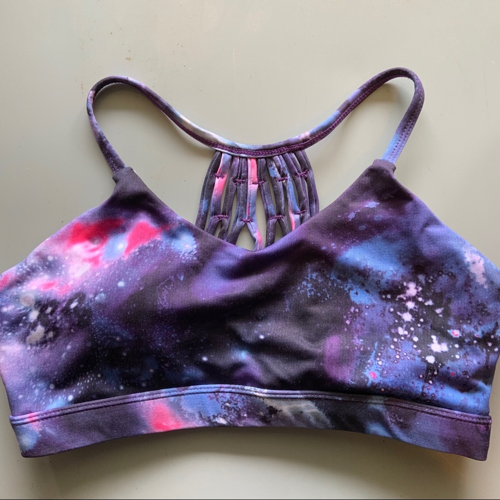 MAKE AN OFFER! IAB Namaste Sports Bra Pink Galaxy